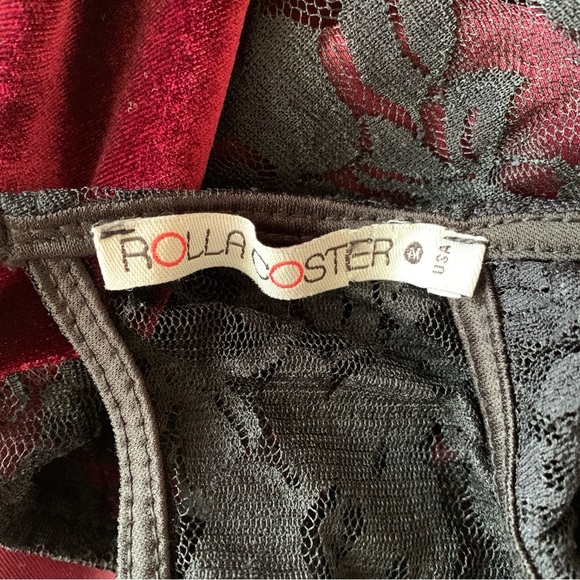 Rolla Coster Velvet Peplum Top - Picture 6 of 7